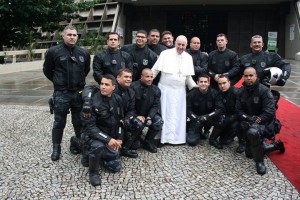 Papa Francesco a Rio de Janeiro